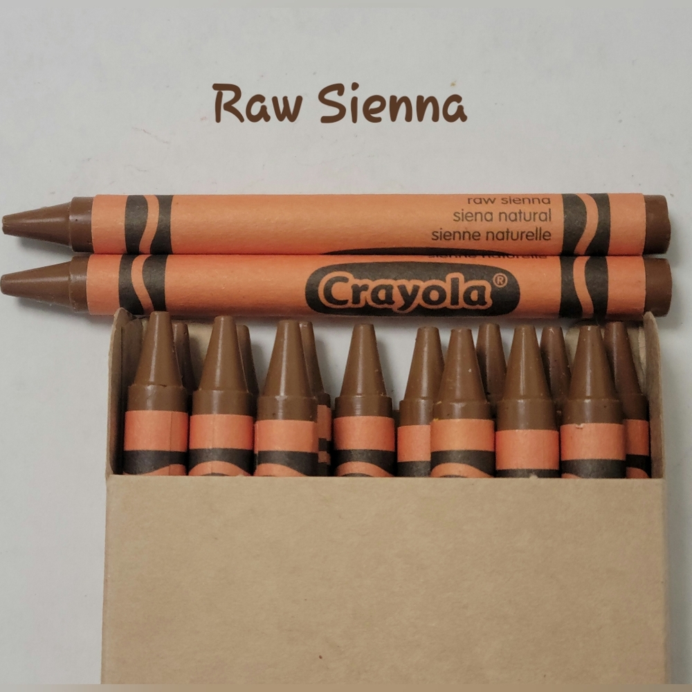 16ct Crayola Crayons (RawSienna) Single Color Bulk Lot